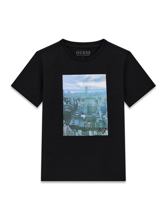 Guess Kids Guess Kids T-Shirt 183927 Czarny Classic Fit