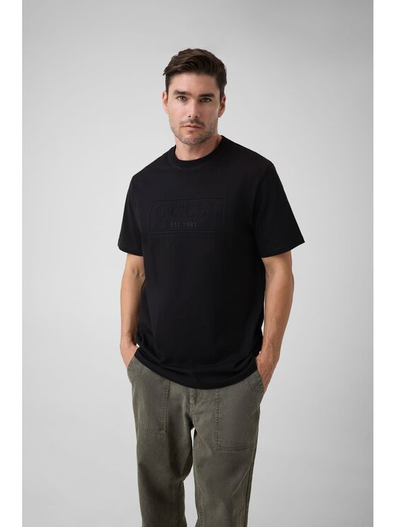 Guess Guess T-shirt 183984 Nero Classic Fit