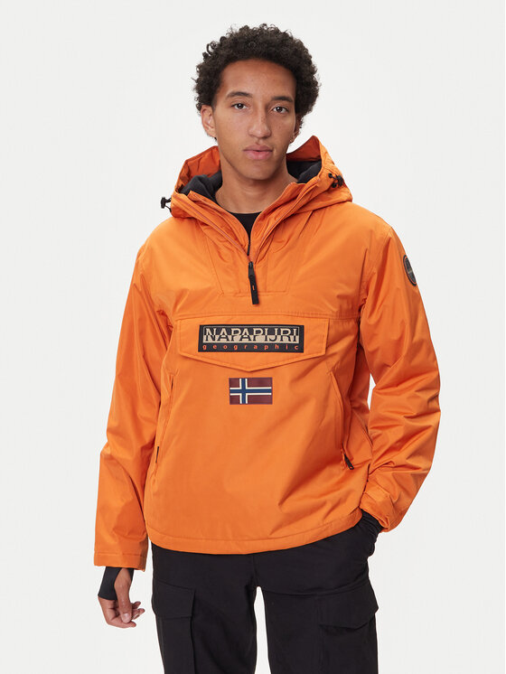Napapijri Kurtka anorak Rainforest Next NP0A4IB9 Pomarańczowy Regular Fit