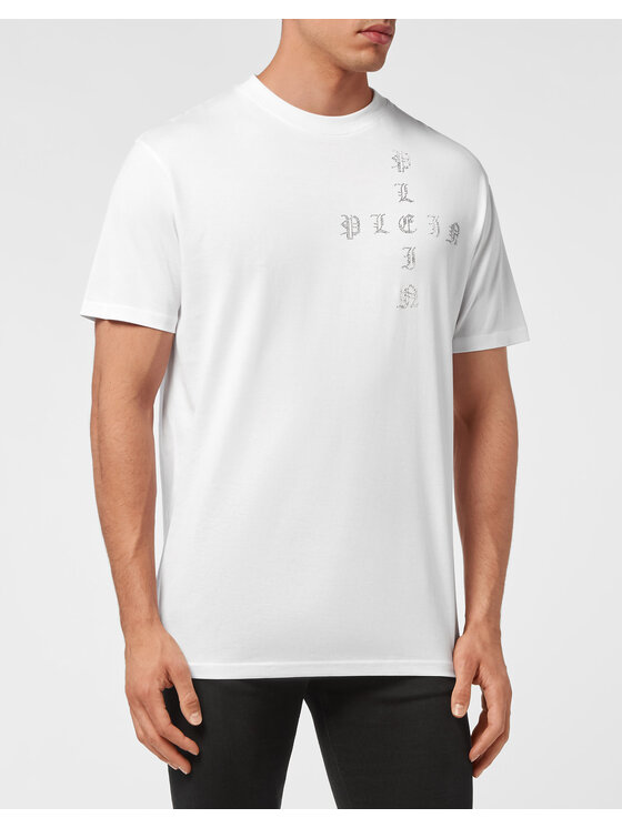 PHILIPP PLEIN PHILIPP PLEIN T-Shirt 593 Bílá Regular Fit