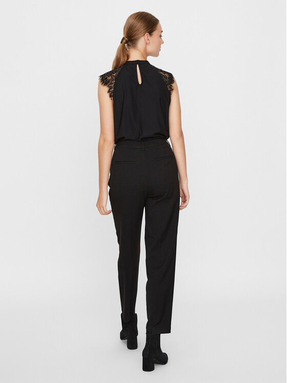 Vero Moda Vero Moda Μπλουζάκι Milla 10226072 Μαύρο Regular Fit