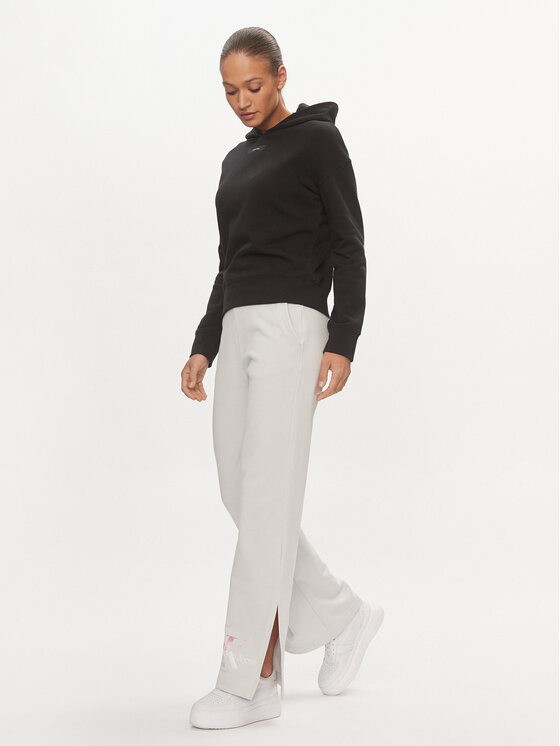 Calvin Klein Jeans Calvin Klein Jeans Spodnie dresowe Diffused Monologo J20J223422 Szary Regular Fit