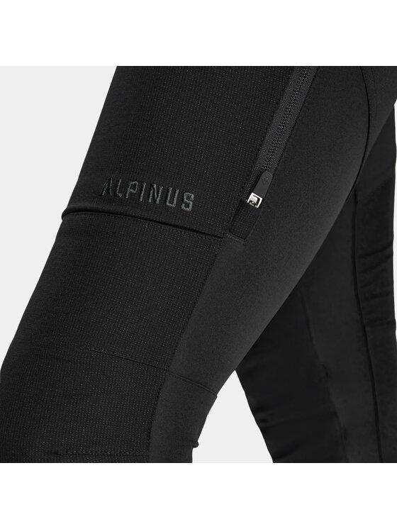 Alpinus Alpinus Spodnie outdoor Socompa Czarny Regular Fit