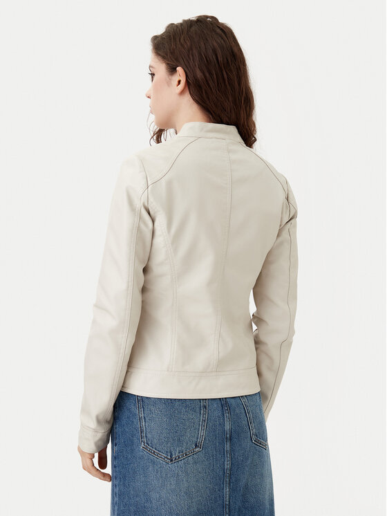 ONLY ONLY Куртка зі штучної шкіри Bandit 15081400 Бежевий Regular Fit