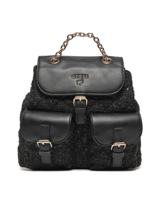 Guess Guess Ruksak Tweed Backpack J4BZ36 WGLX0 Crna