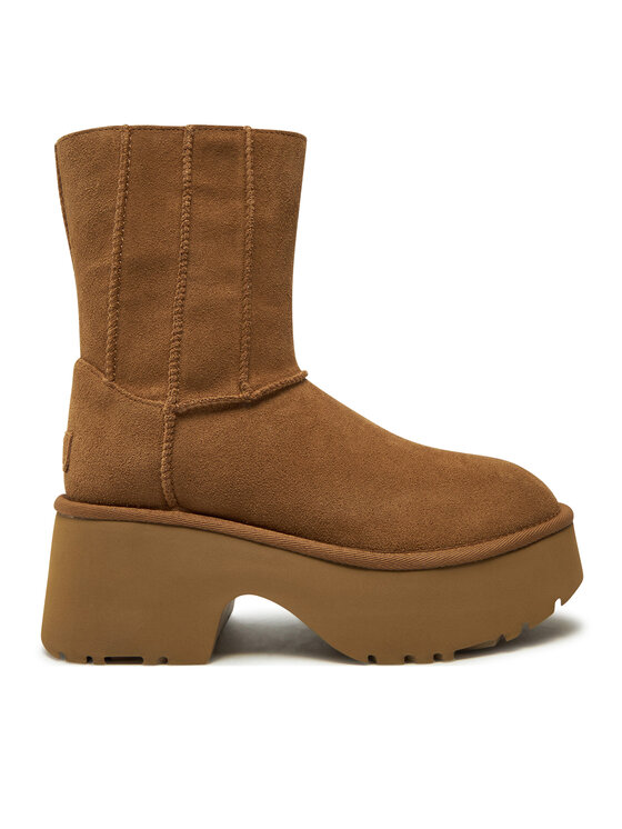 Ugg Členková obuv W Classic Twin Seam New Heights 1158313 Hnedá