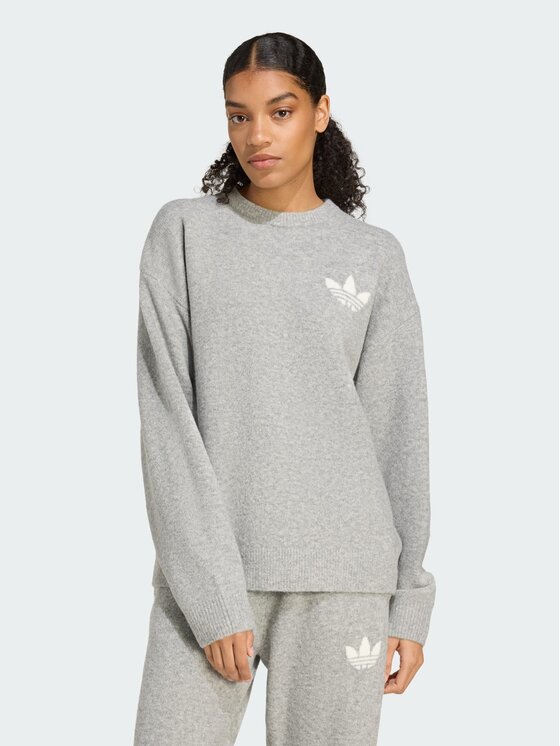 adidas adidas Bluza 156495 Szary Loose Fit