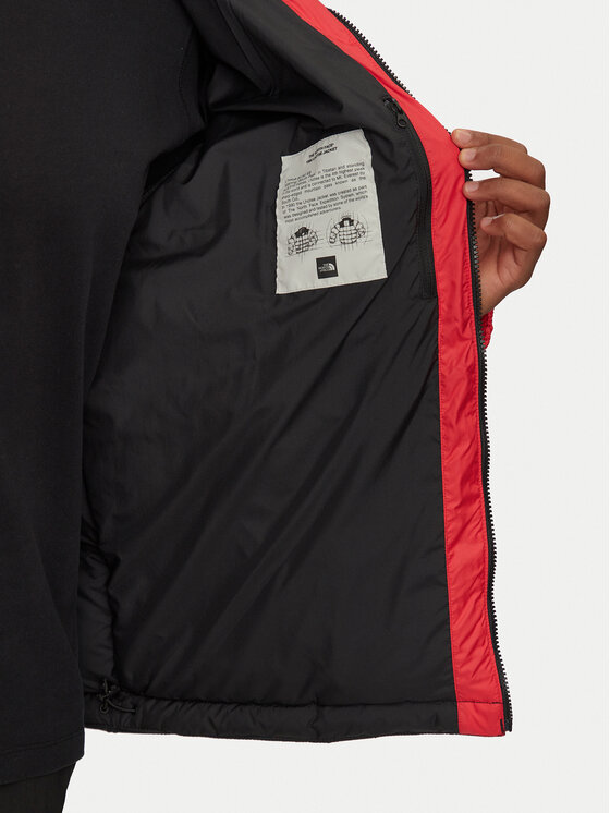 The North Face The North Face Geacă din puf Lhotse NF0A3Y23 Roșu Regular Fit