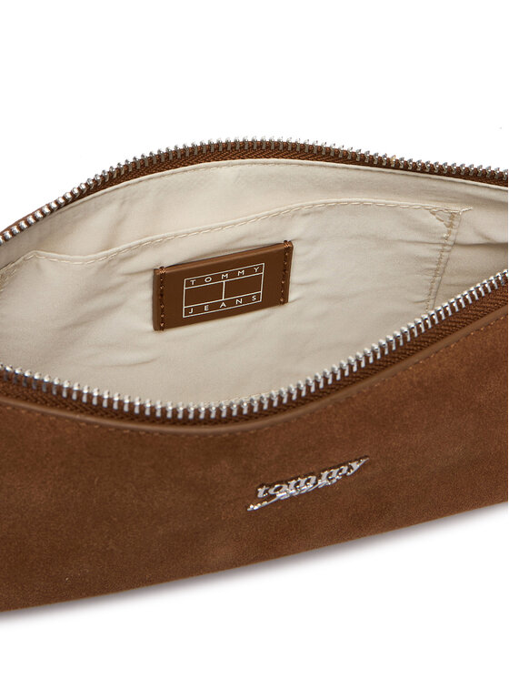 Tommy Jeans Tommy Jeans Τσάντα Tjw Must Suede Shoulder Bag AW0AW18454 Καφέ