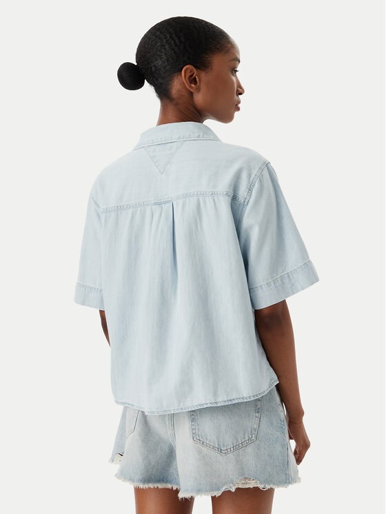 Tommy Hilfiger Tommy Hilfiger camicia di jeans WW0WW49573 Blu Relaxed Fit