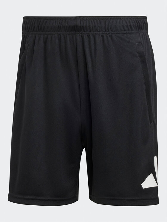 adidas adidas Sportovní kraťasy Train Essentials Logo Training Shorts IB8121 Černá Regular Fit