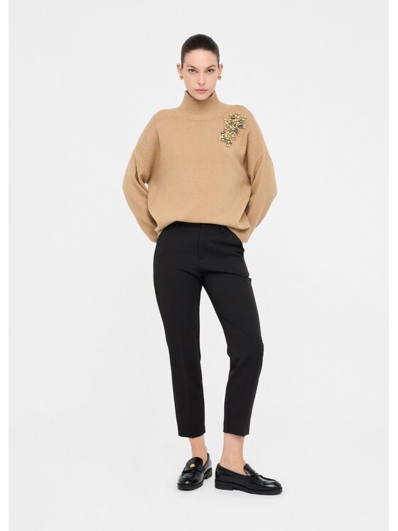 Liu Jo Liu Jo Maglione MF5059MS009L9007 Beige Regular Fit