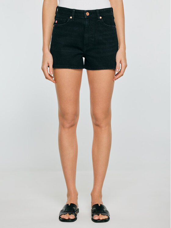 BIG STAR BIG STAR Szorty jeansowe AUTHENTIC GIRL Czarny Wide Fit