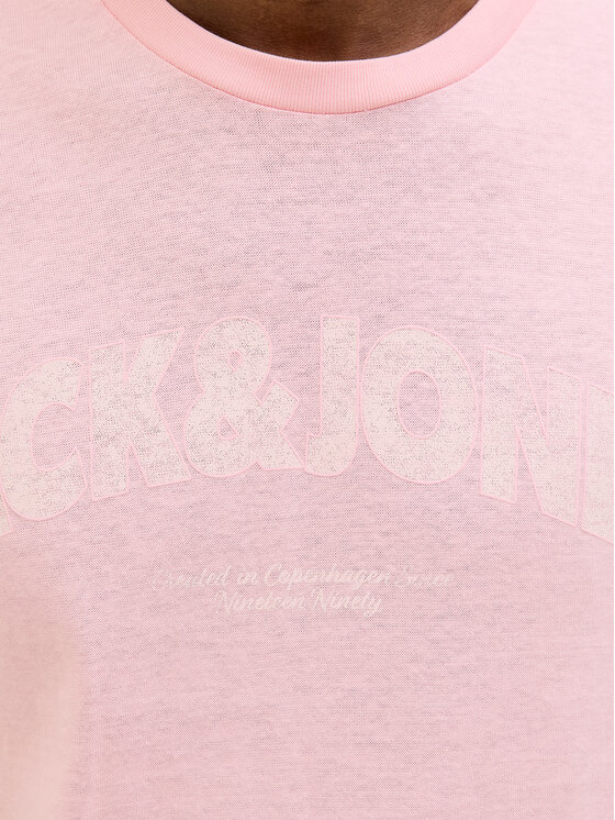 Jack&Jones Jack&Jones T-shirt Almeria 12276962 Rosa Regular Fit