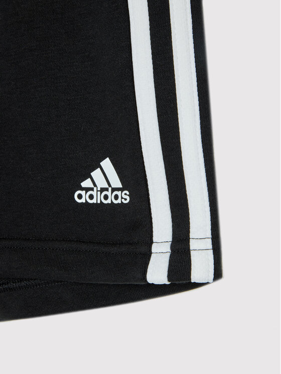 adidas Sportovní kraťasy Essentials 3-Stripes GN4057 Černá Regular Fit •  Modivo.cz