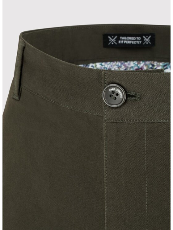 Pako Lorente Pako Lorente Spodnie dzianinowe P24WB-WX-005 Zielony Classic Fit