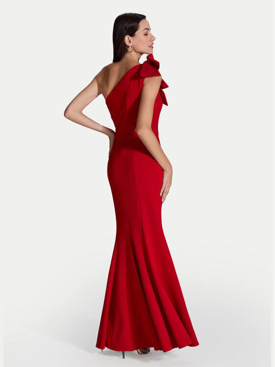 Swing Swing Večernja haljina 5AI00600 Crvena Slim Fit