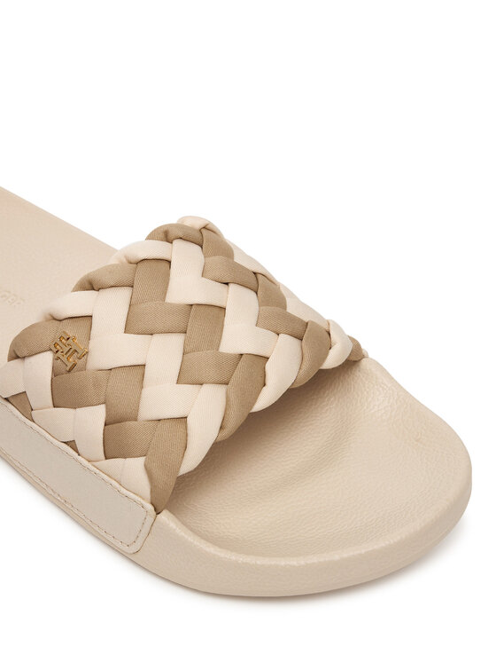 Tommy Hilfiger Tommy Hilfiger Šlepetės Th Braided Pool Slide FW0FW09203 Smėlio