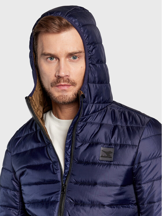 Diadora Diadora Μπουφάν μεταβατικό Chromia 102.178681 Σκούρο μπλε Regular Fit