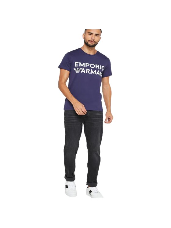 Emporio Armani Underwear Emporio Armani Underwear T-Shirt 2118313R479 Granatowy Regular Fit