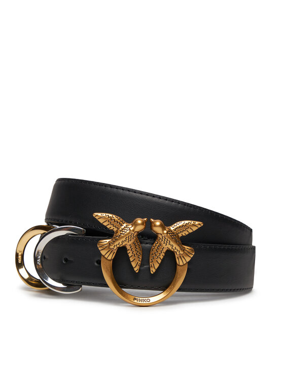PINKO Pinko Dámsky opasok Cobain Belt H3 103419 A1UB Čierna
