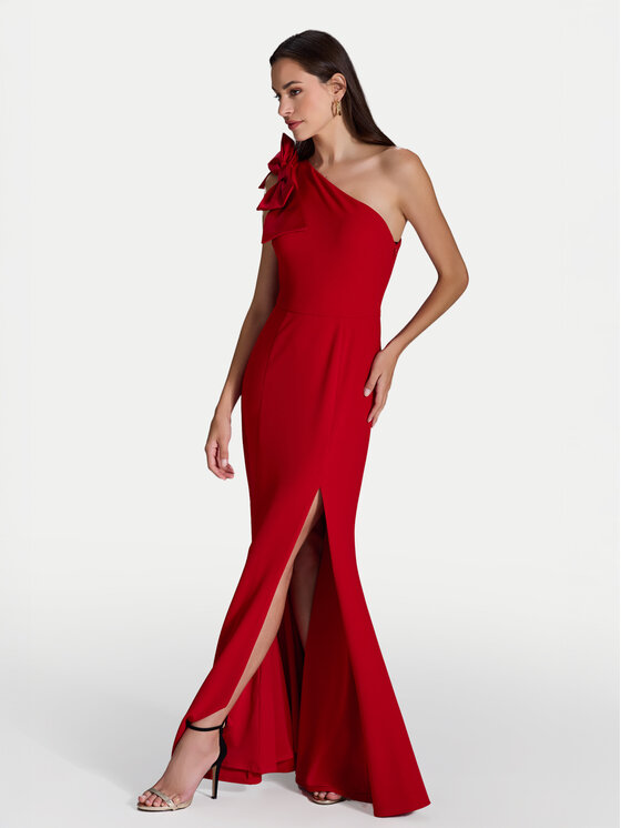 Swing Swing Večernja haljina 5AI00600 Crvena Slim Fit