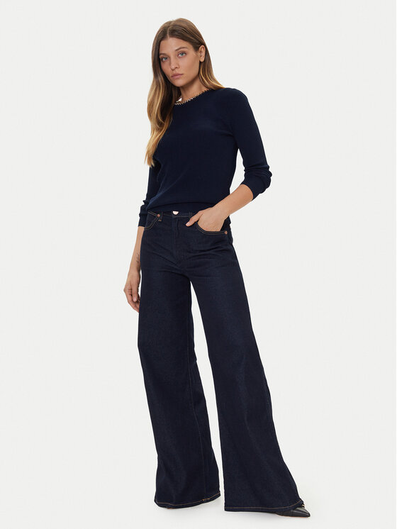 MICHAEL Michael Kors MICHAEL Michael Kors Sweter MF561CJ33D Granatowy Slim Fit
