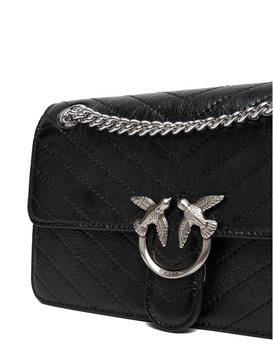 PINKO PINKO Torebka Love One Light Mini Al 25-26 PLTT 106173 A2JC Czarny