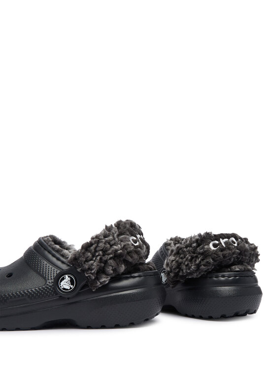 Crocs Crocs Šlepetės Classic Fleece Lined Clog K 212856 Juoda