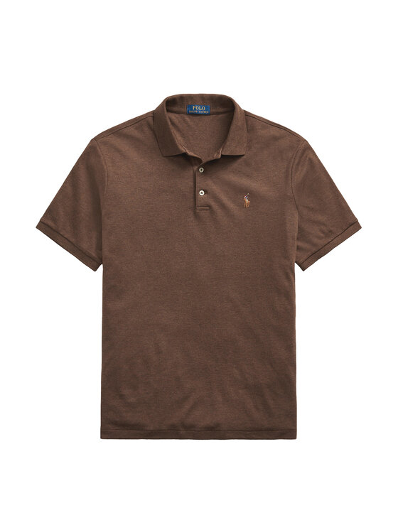 Polo Ralph Lauren Polo Ralph Lauren Polo marškinėliai 710704319094 Ruda Custom Slim Fit