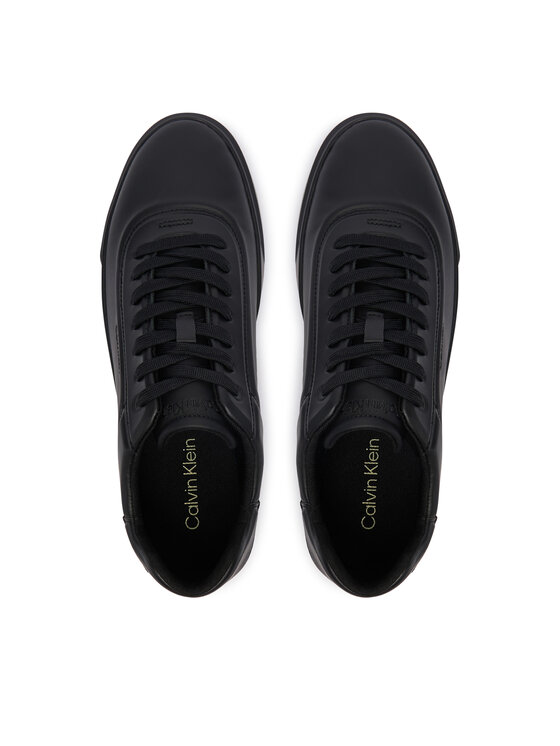 Calvin Klein Calvin Klein Sneakersy Basket Cups Oxf Lup Hf Lth YM0YM01452 Czarny
