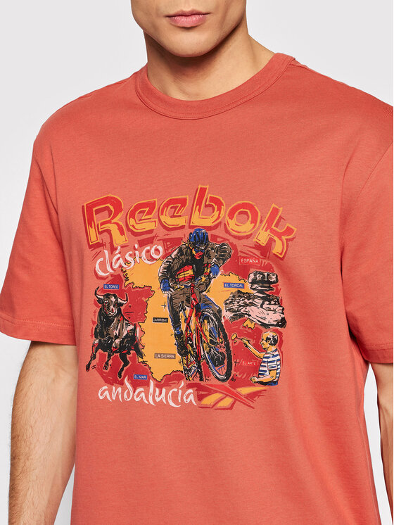 Reebok Reebok T-Shirt Classic Destination Andalucia H54354 Pomarańczowy Loose Fit