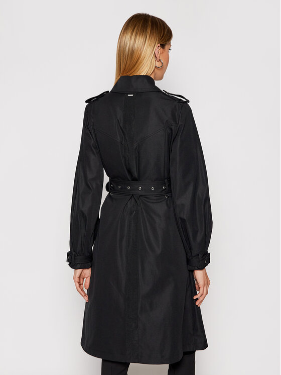 Trench guess femme noir hotsell