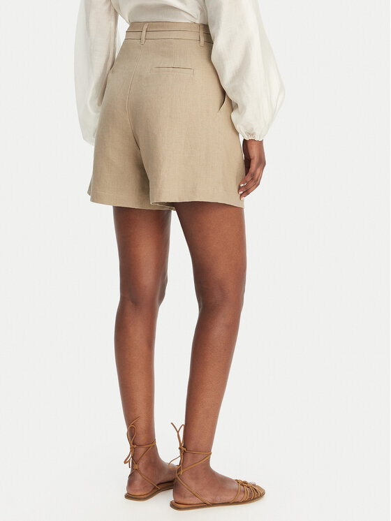 Eleh Eleh Bermudy SS260320 Beżowy Relaxed Fit