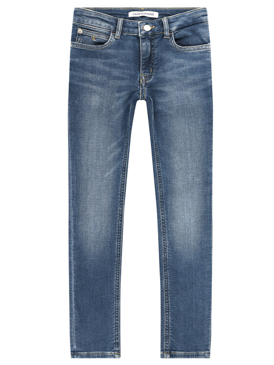 Calvin Klein Jeans Calvin Klein Jeans Blugi MR-AT Wash IG0IG00440 Bleumarin Skinny Fit