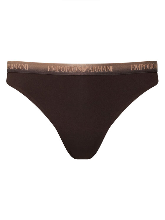Emporio Armani Underwear Emporio Armani Underwear Stringų komplektas EW000402 AF25572 U6279 Tamsiai ruda