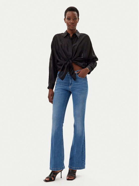 Liu Jo Liu Jo Jeans hlače UA5058 DS015 Modra Flared Leg