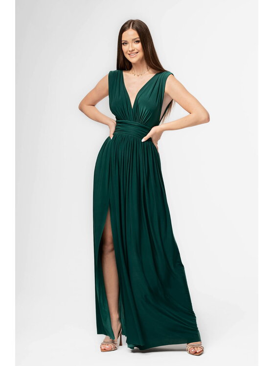Aurora Aurora Sukienka Aurelia Zielony Feminine Fit