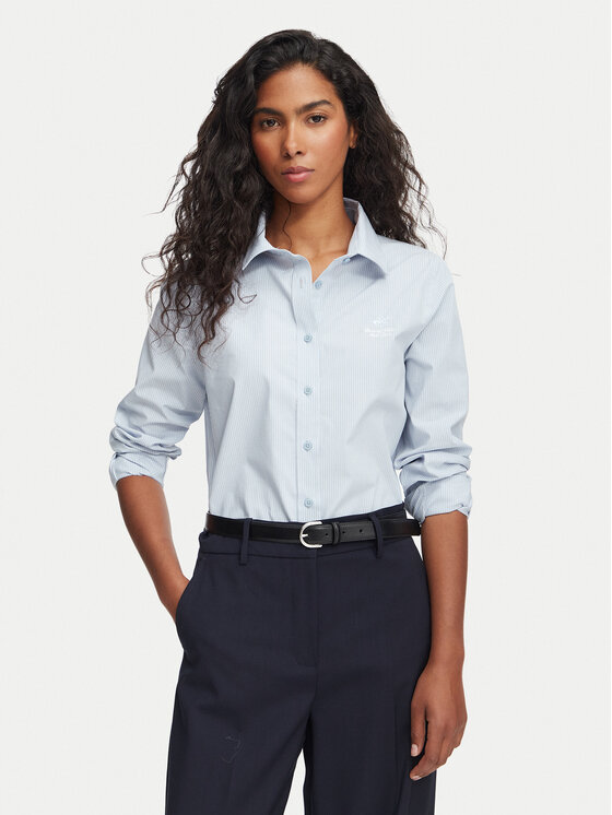 Beverly Hills Polo Club Beverly Hills Polo Club Πουκάμισο P-SS26W-SH15835 Μπλε Regular Fit