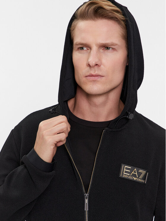EA7 Emporio Armani EA7 Emporio Armani Majica dugih rukava 6RPM69 PJG1Z 1200 Crna Regular Fit