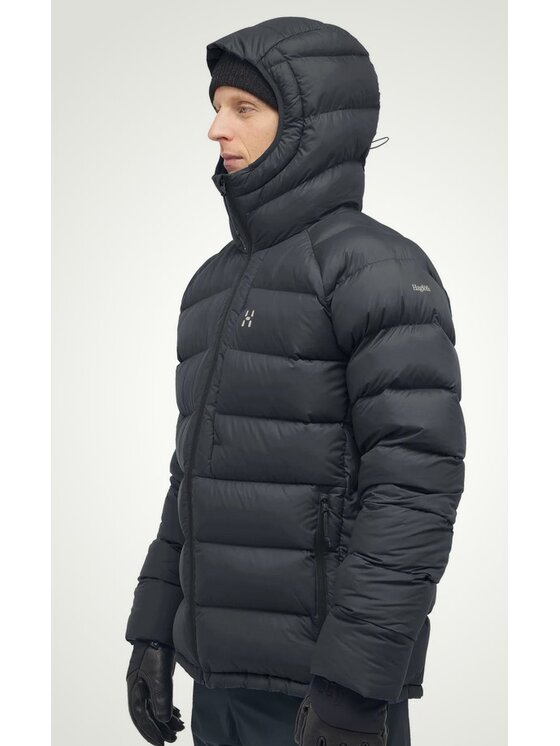 Haglöfs Haglöfs Kurtka puchowa Rosson Down Hood Men Czarny Regular Fit