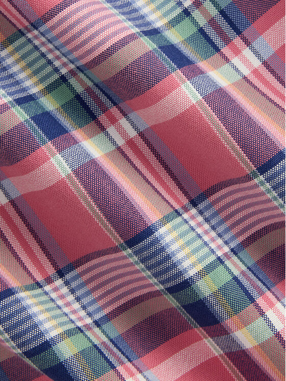 Polo Ralph Lauren Polo Ralph Lauren Marškiniai 710922273006 Rožinė Custom Fit