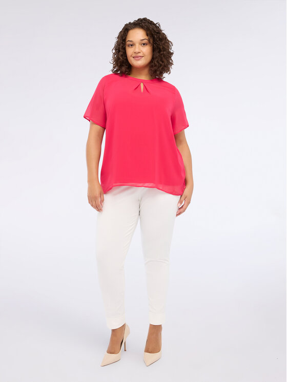 Fiorella Rubino Fiorella Rubino T-shirt G00HL008725N019 Rosa A-Line Fit