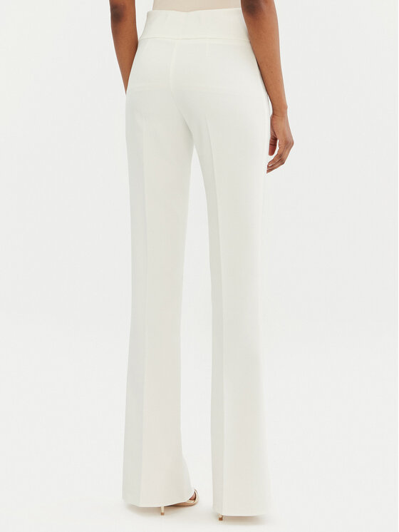 Rinascimento Rinascimento Pantaloni di tessuto CFC0122830003 Bianco Regular Fit