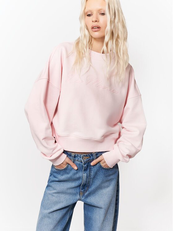 La Mania La Mania Mikina NUVOLA Růžová Basic Fit