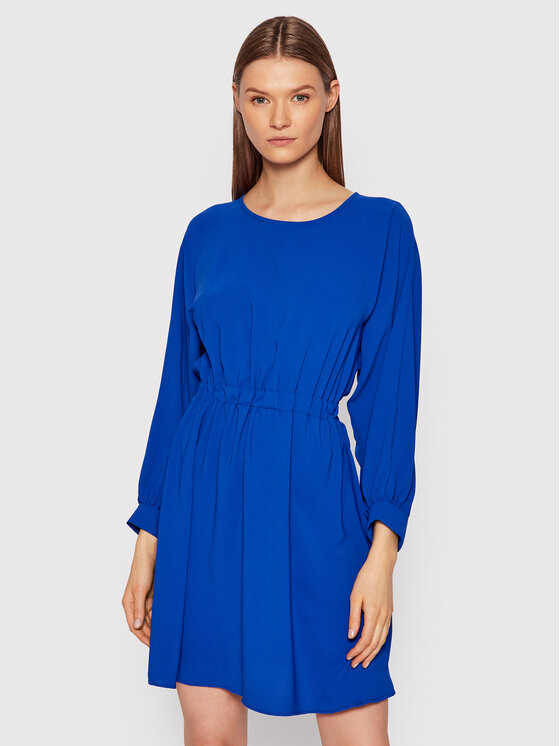 Rinascimento Rochie de zi CFC0106038003 Albastru Regular Fit