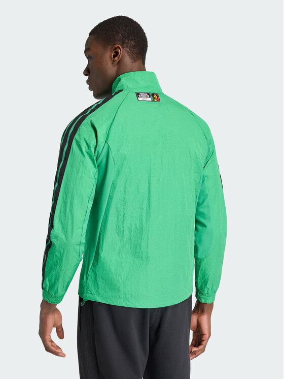 adidas adidas Kurtka wielofunkcyjna Jamaica x Bob Marley Home Anthem Jacket Zielony Regular Fit