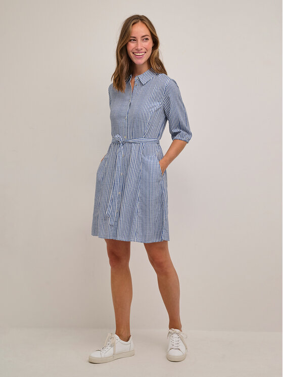 Cream Cream Vestito chemisier Tiah 10611338 Blu Regular Fit