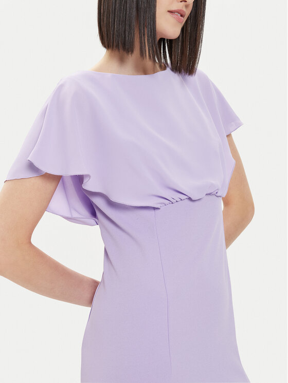 Rinascimento Rinascimento Kokteilinė suknelė CFC0118271003 Violetinė Regular Fit