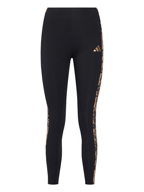 adidas adidas Pajkice Animal Print 3-Stripes JM1864 Črna Slim Fit